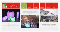 Desktop Screenshot of deltaloc-reception.com